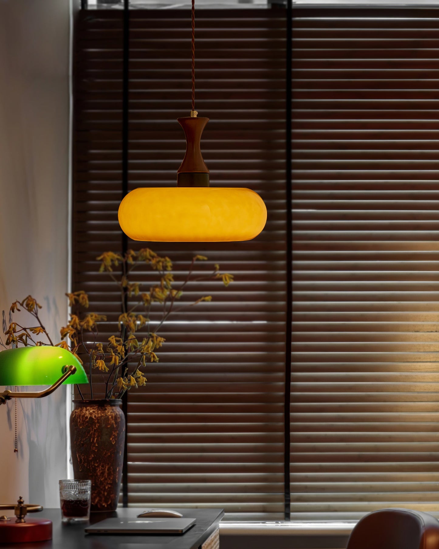Antique Glass Pendant Light | Vintage Ceiling Lamp for Modern Interiors