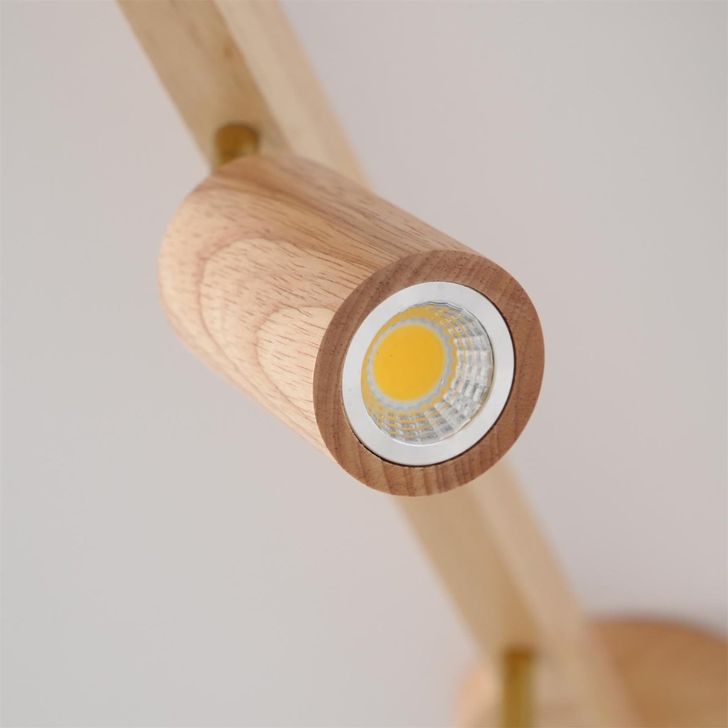 Wooden Track Ceiling Light | Modern LED Spotlight for Living Room or Hallway