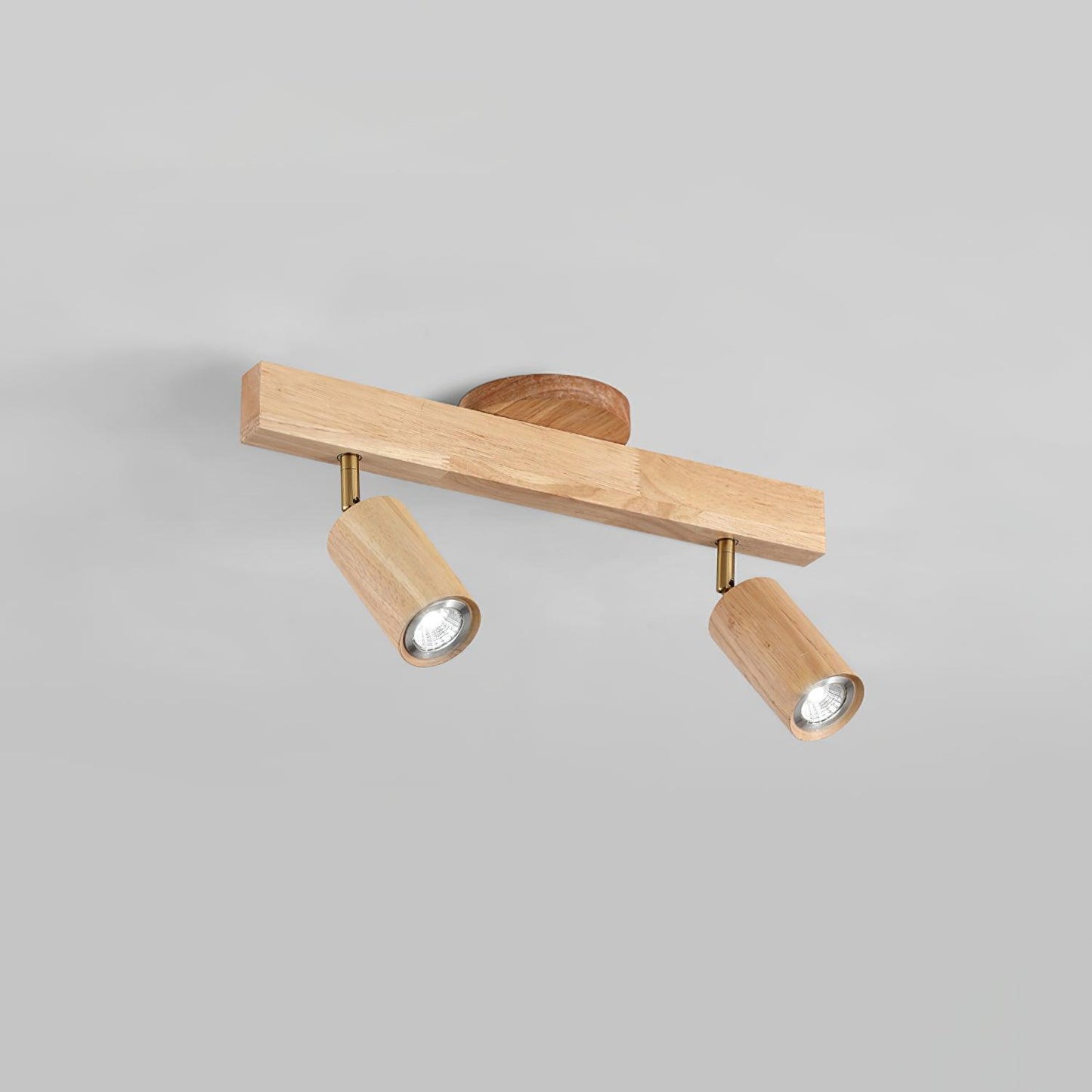 Wooden Track Ceiling Light | Modern LED Spotlight for Living Room or Hallway