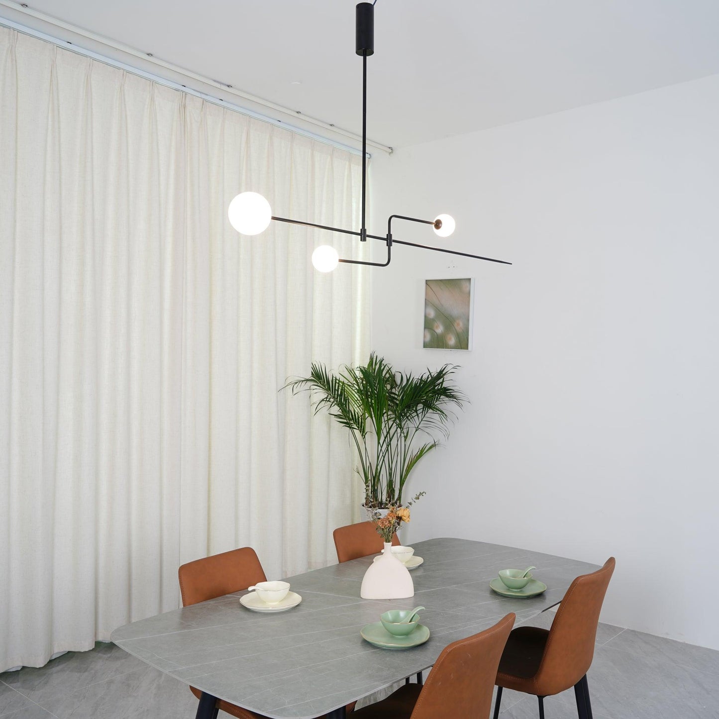 Minimalist Ceiling Lamp Chandelier | Modern LED Light for Living and Dining Room
