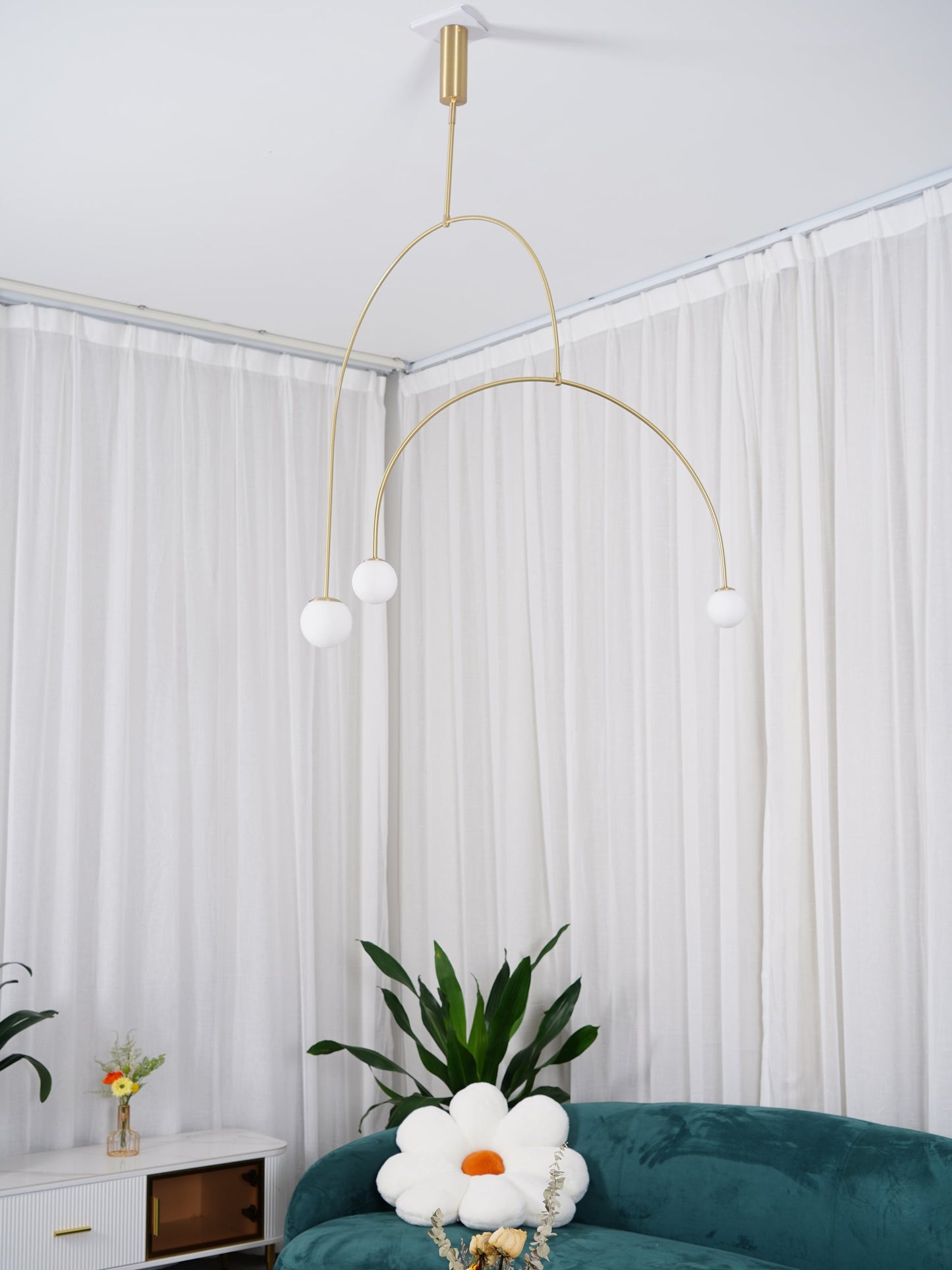 Minimalist Ceiling Lamp Chandelier | Modern LED Light for Living and Dining Room