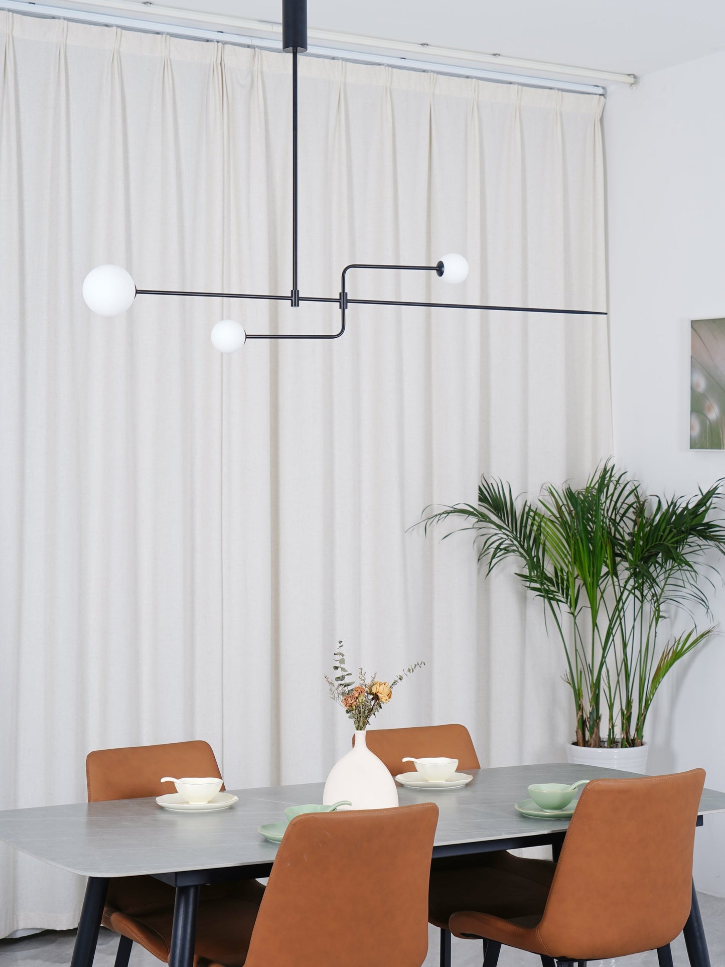 Minimalist Ceiling Lamp Chandelier | Modern LED Light for Living and Dining Room