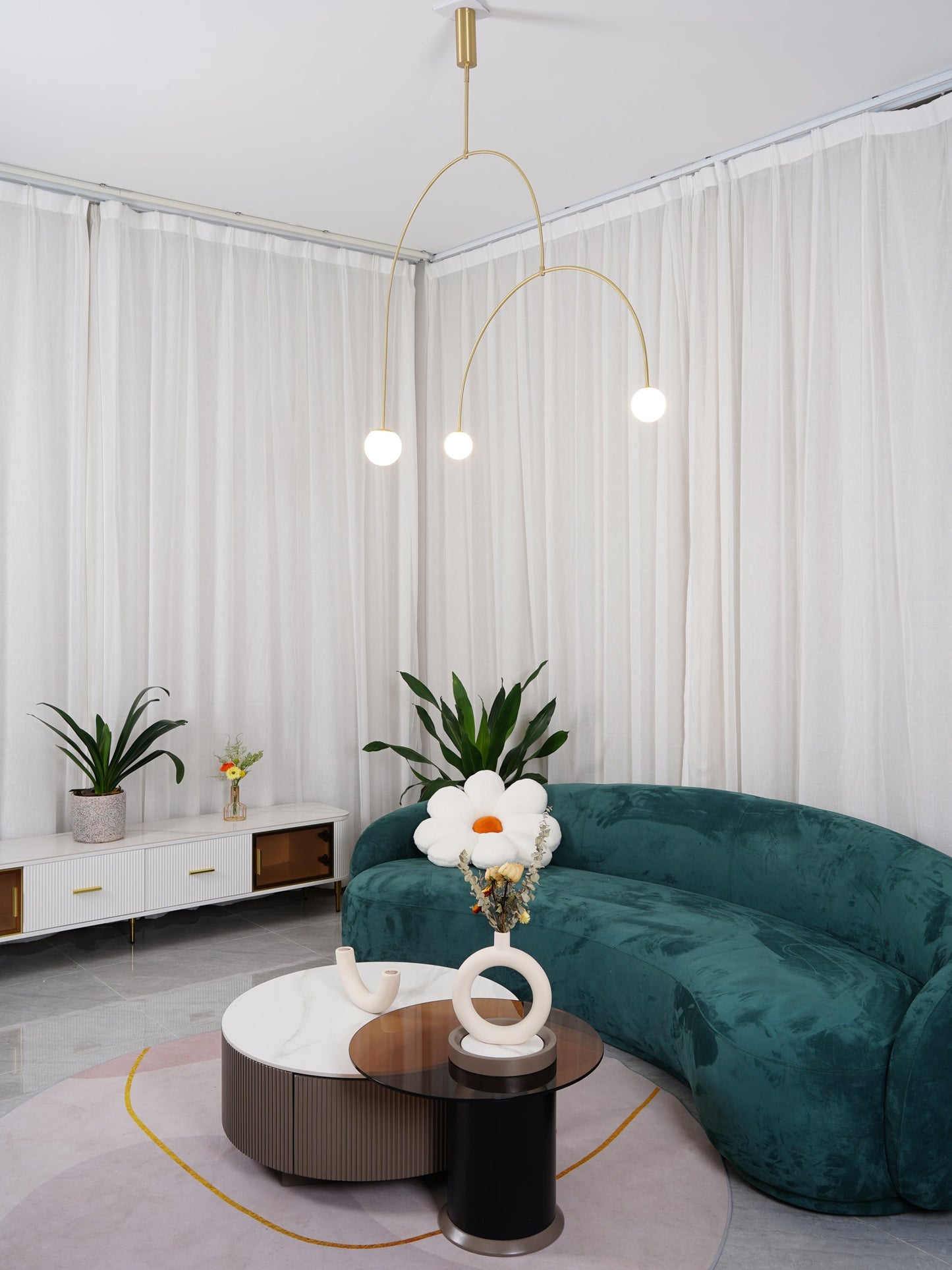 Minimalist Ceiling Lamp Chandelier | Modern LED Light for Living and Dining Room