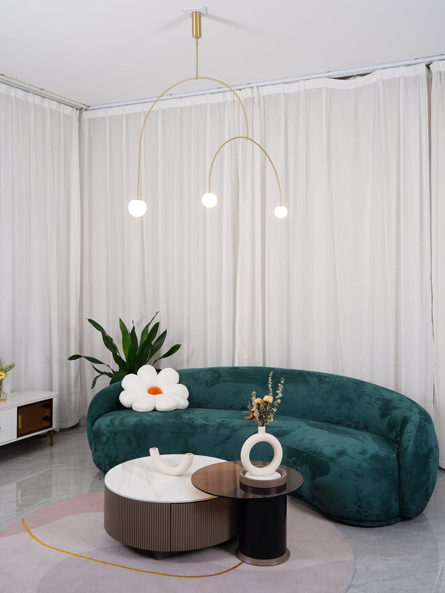 Minimalist Ceiling Lamp Chandelier | Modern LED Light for Living and Dining Room