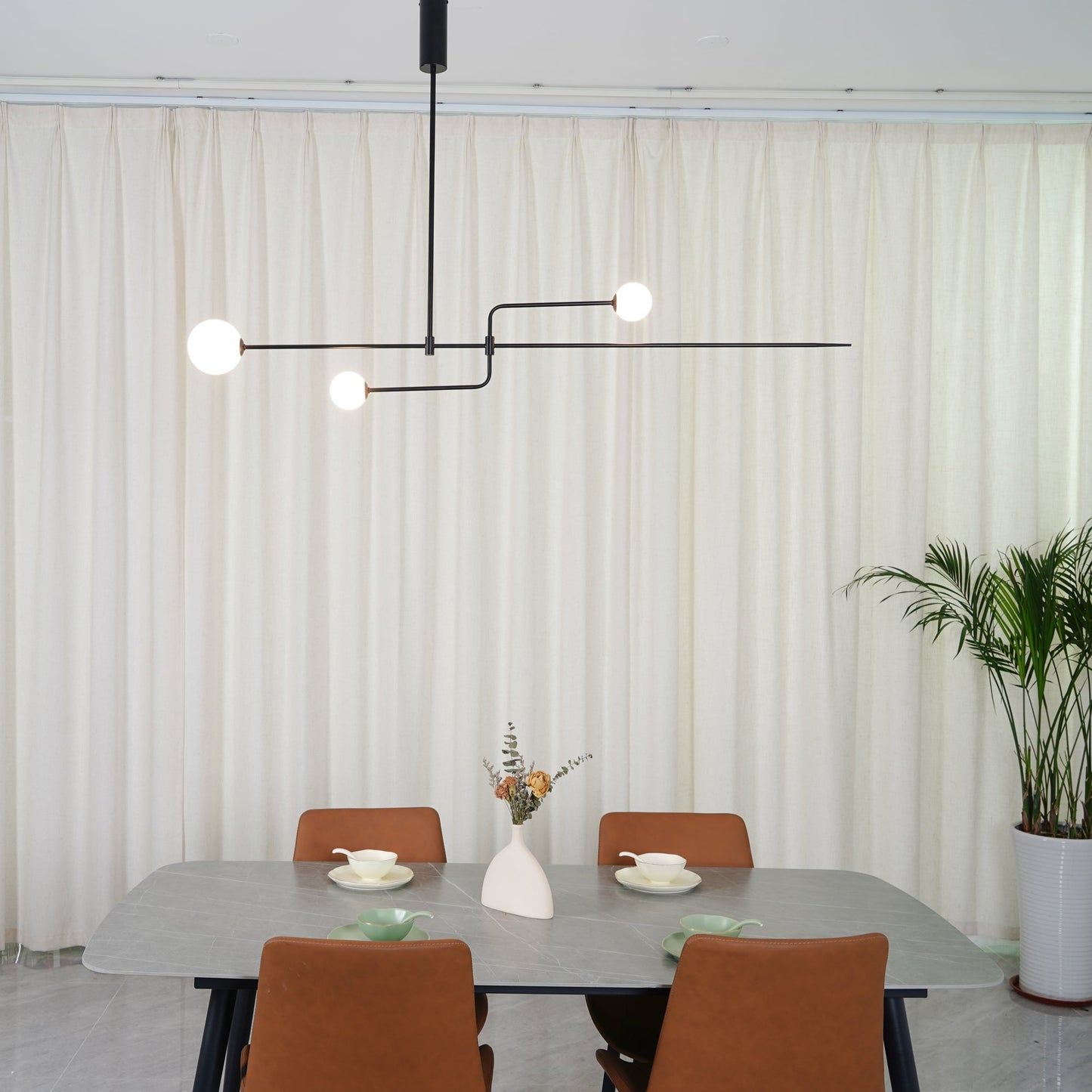 Minimalist Ceiling Lamp Chandelier | Modern LED Light for Living and Dining Room