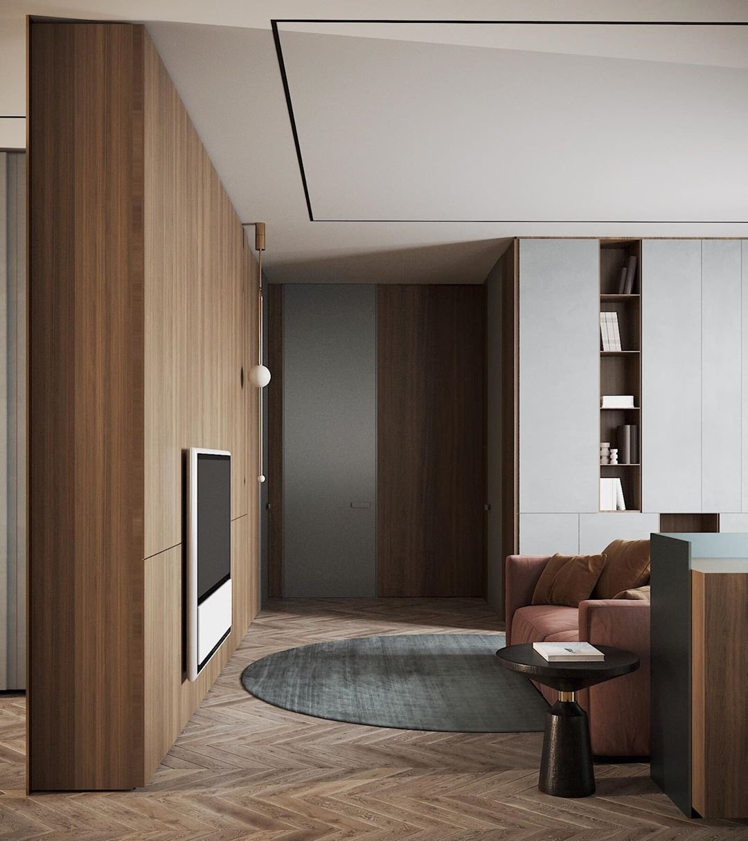 Minimalist Ceiling Lamp Chandelier | Modern LED Light for Living and Dining Room