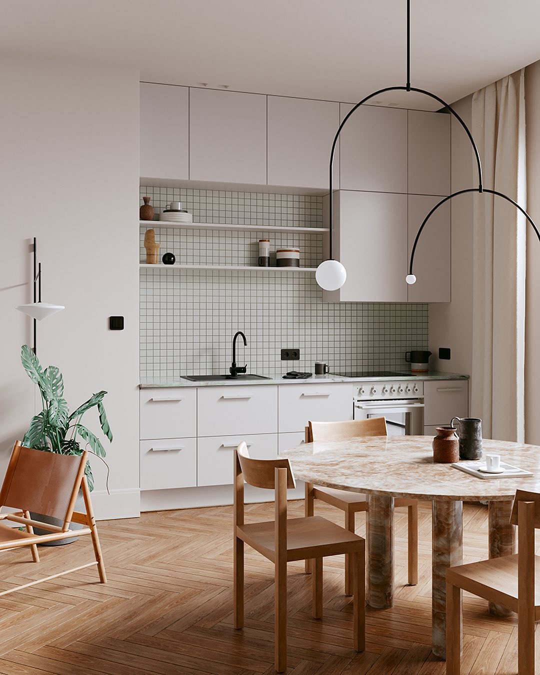 Minimalist Ceiling Lamp Chandelier | Modern LED Light for Living and Dining Room