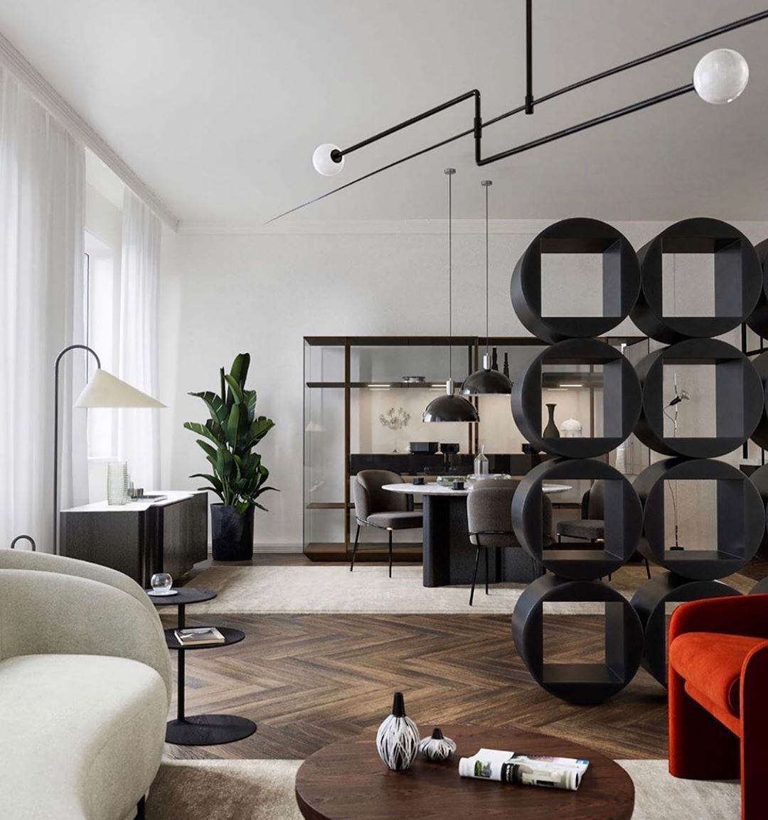 Minimalist Ceiling Lamp Chandelier | Modern LED Light for Living and Dining Room