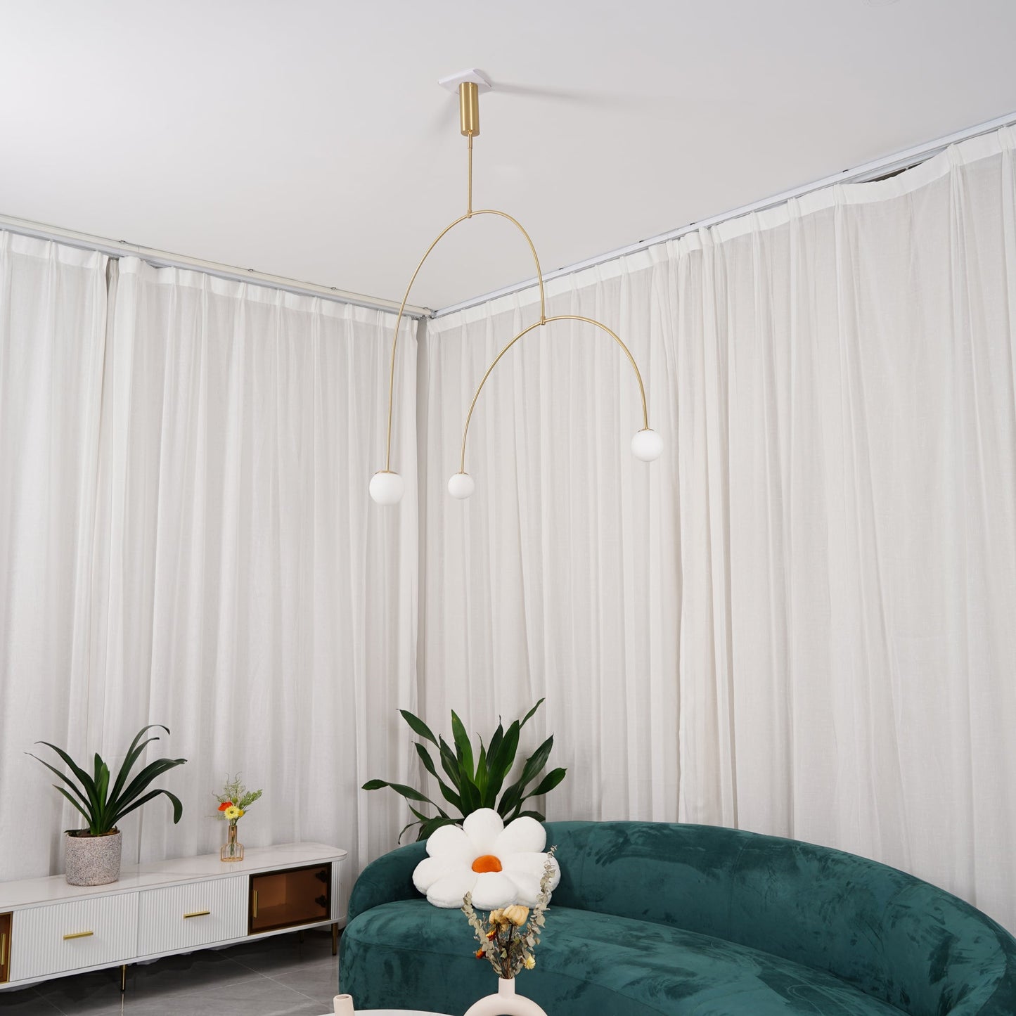Minimalist Ceiling Lamp Chandelier | Modern LED Light for Living and Dining Room