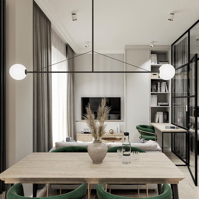 Minimalist Ceiling Lamp Chandelier | Modern LED Light for Living and Dining Room