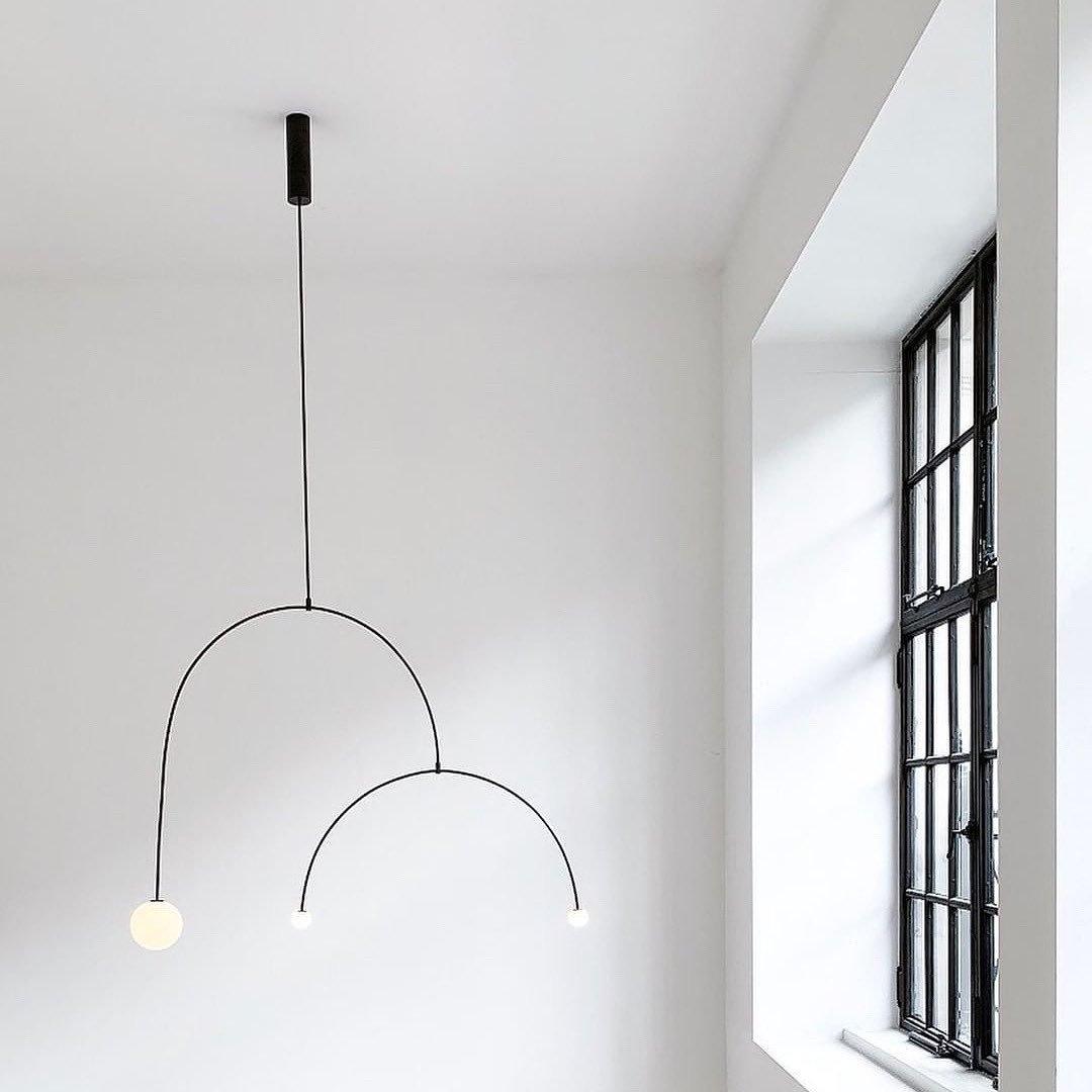 Minimalist Ceiling Lamp Chandelier | Modern LED Light for Living and Dining Room