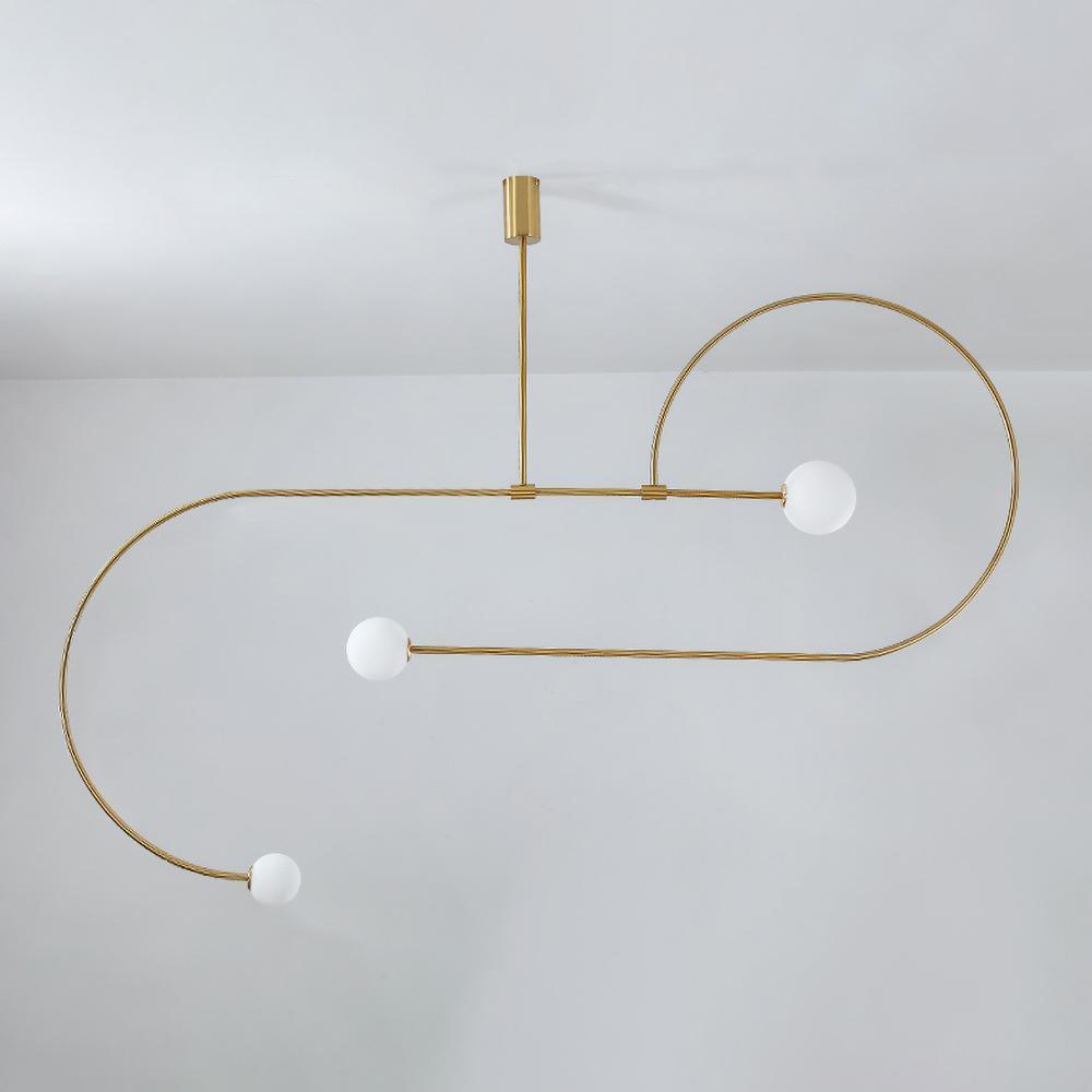 Minimalist Ceiling Lamp Chandelier | Modern LED Light for Living and Dining Room