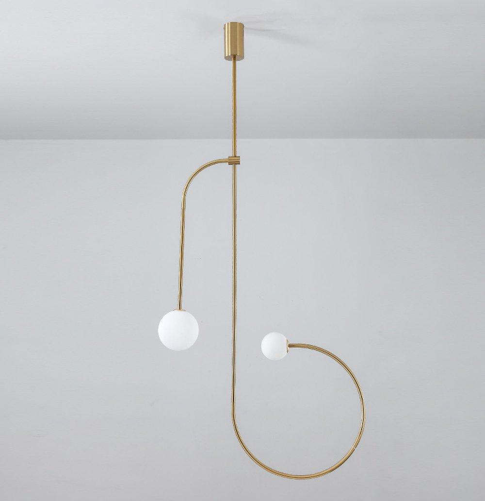 Minimalist Ceiling Lamp Chandelier | Modern LED Light for Living and Dining Room