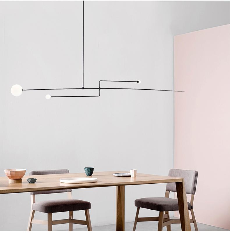 Minimalist Ceiling Lamp Chandelier | Modern LED Light for Living and Dining Room