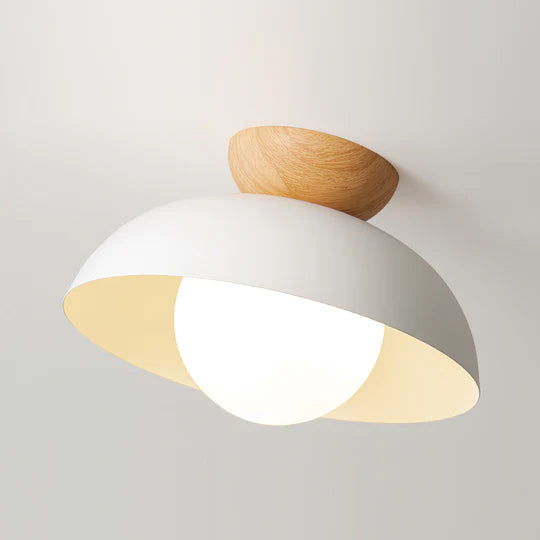 Modern Semi Flush Mount Ceiling Light for Living Room | Minimalist LED Ceiling Lamp