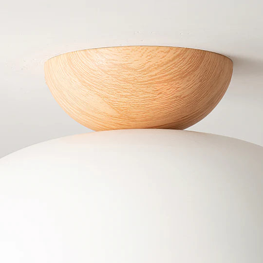 Modern Semi Flush Mount Ceiling Light for Living Room | Minimalist LED Ceiling Lamp
