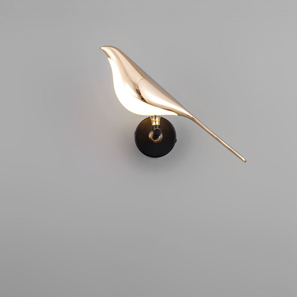 Modern Bird Wall Lamp with LED Light | Decorative Indoor Sconce