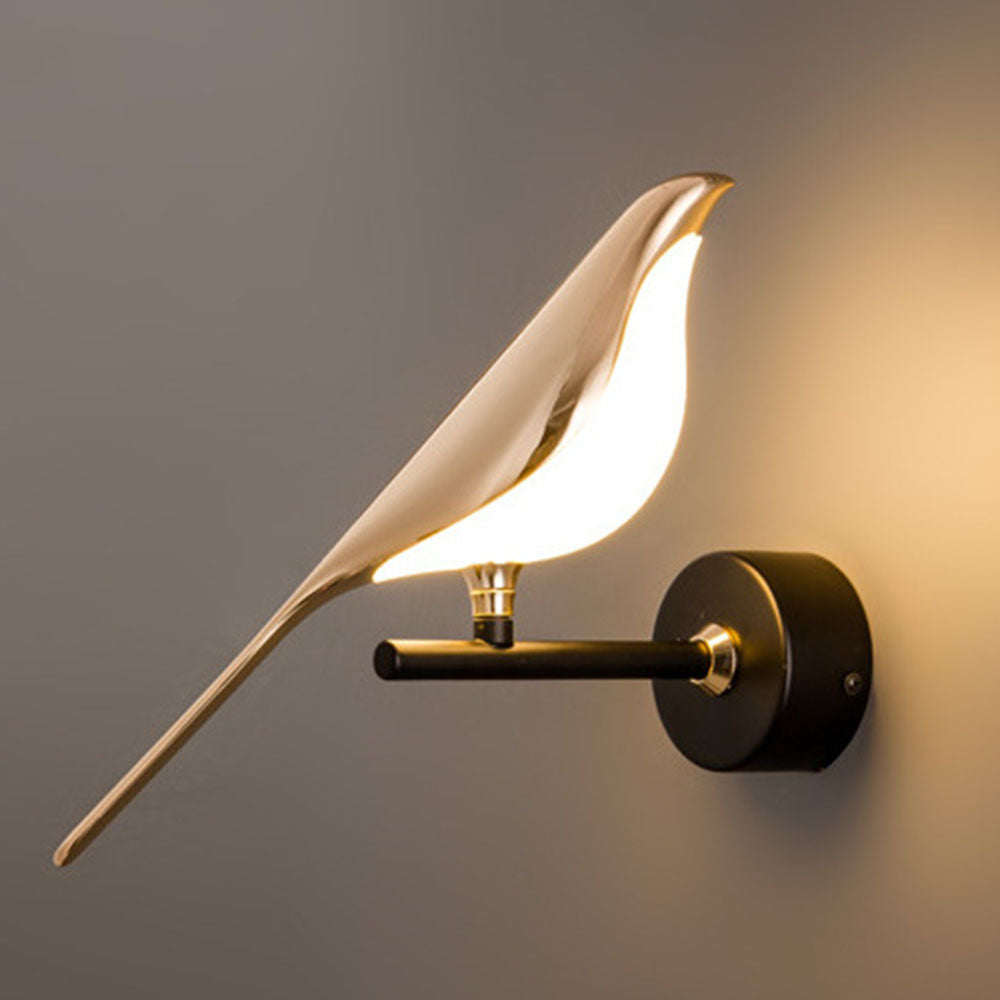 Modern Bird Wall Lamp with LED Light | Decorative Indoor Sconce