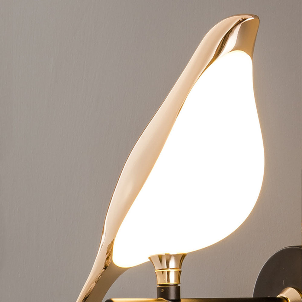 Modern Bird Wall Lamp with LED Light | Decorative Indoor Sconce