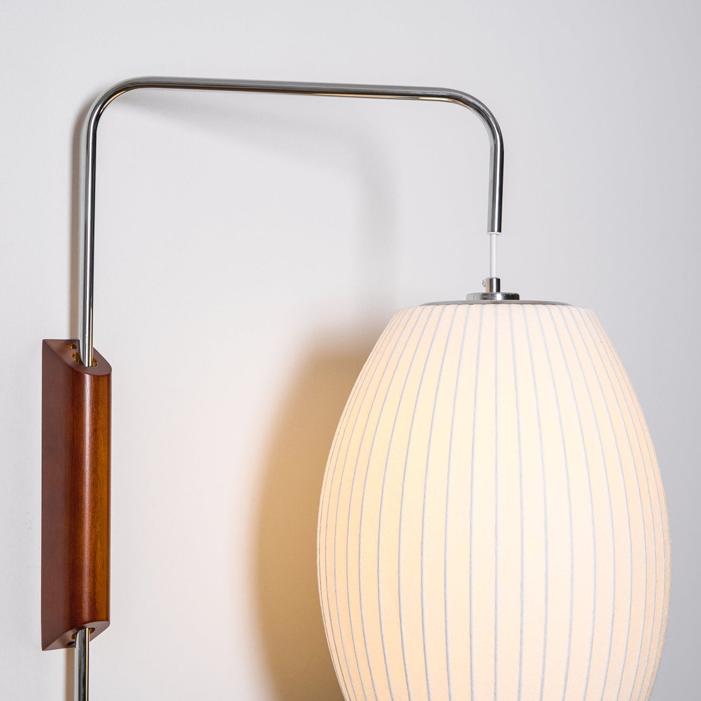 Modern Wall Lamp Sconce with Pull Cord | Adjustable Wall Light for Bedroom
