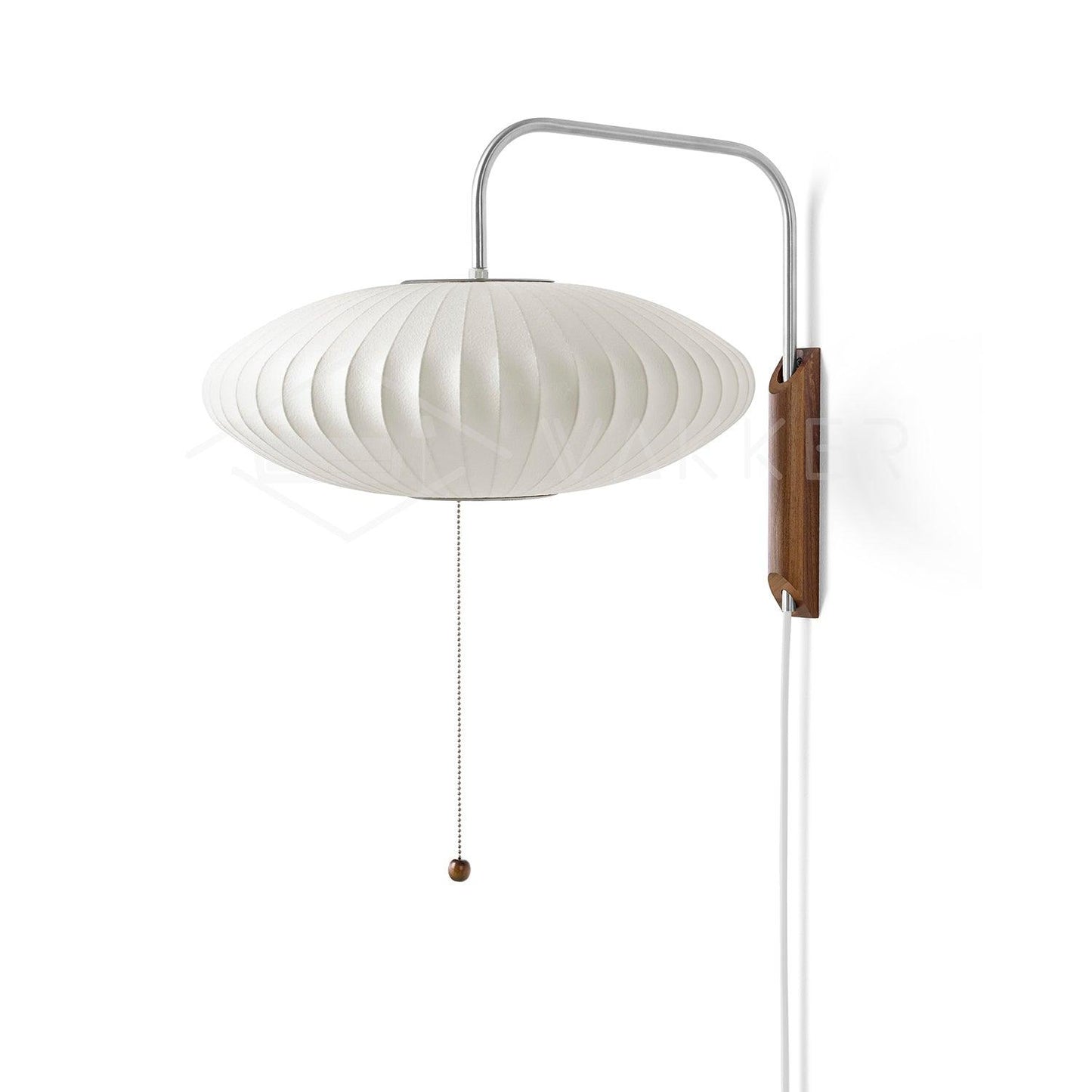 Modern Wall Lamp Sconce with Pull Cord | Adjustable Wall Light for Bedroom