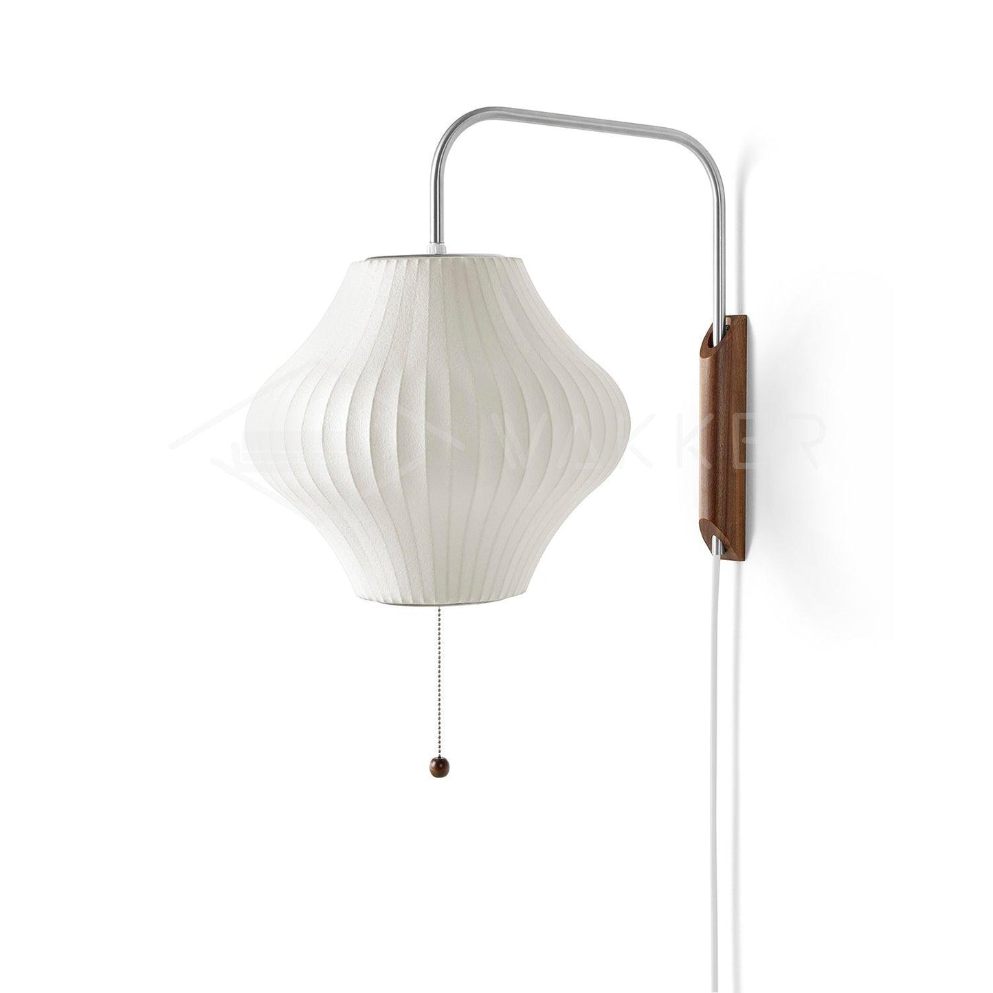 Modern Wall Lamp Sconce with Pull Cord | Adjustable Wall Light for Bedroom