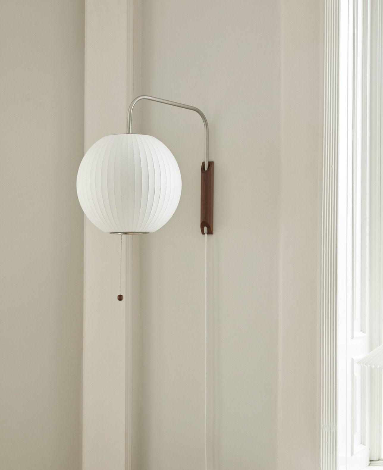 Modern Wall Lamp Sconce with Pull Cord | Adjustable Wall Light for Bedroom