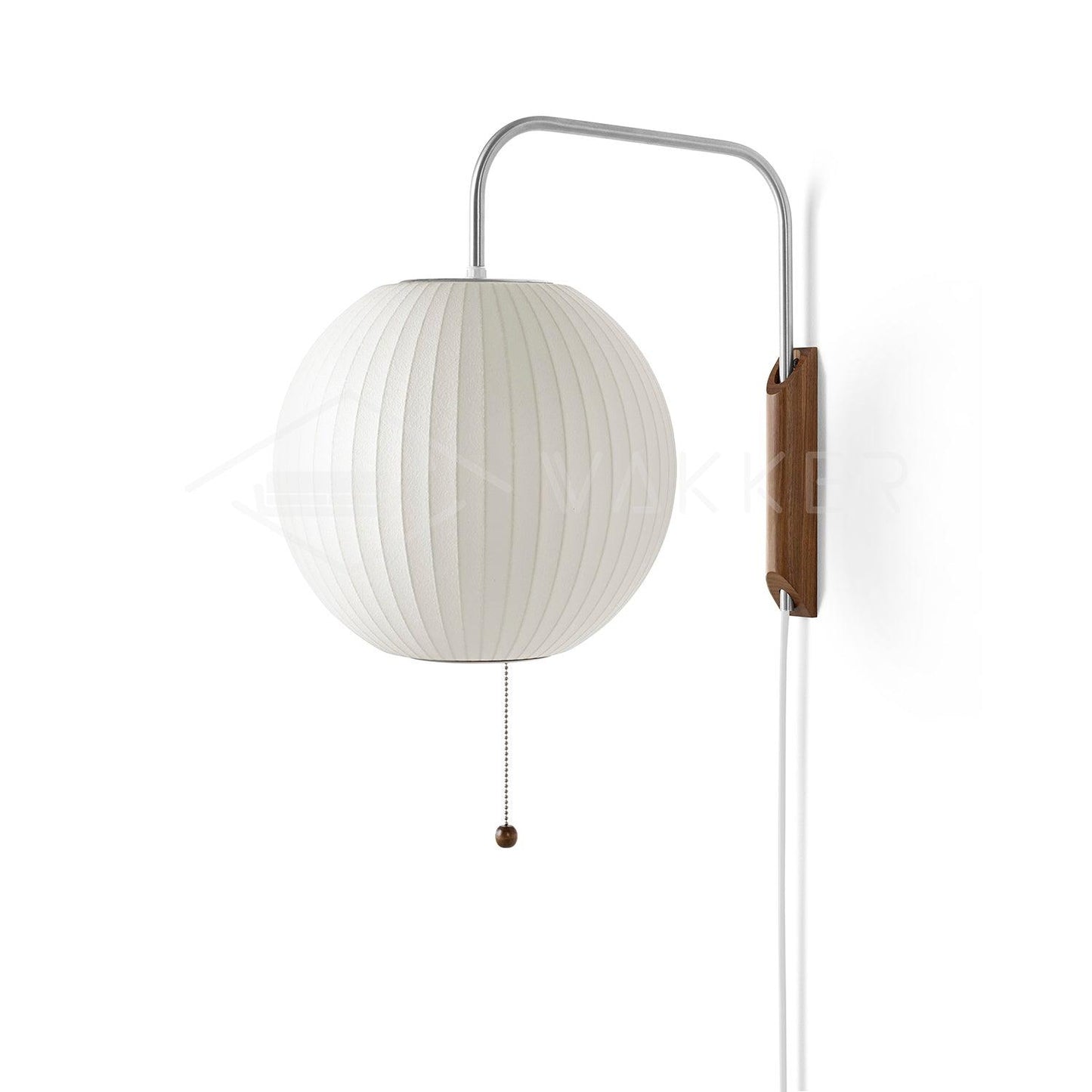 Modern Wall Lamp Sconce with Pull Cord | Adjustable Wall Light for Bedroom