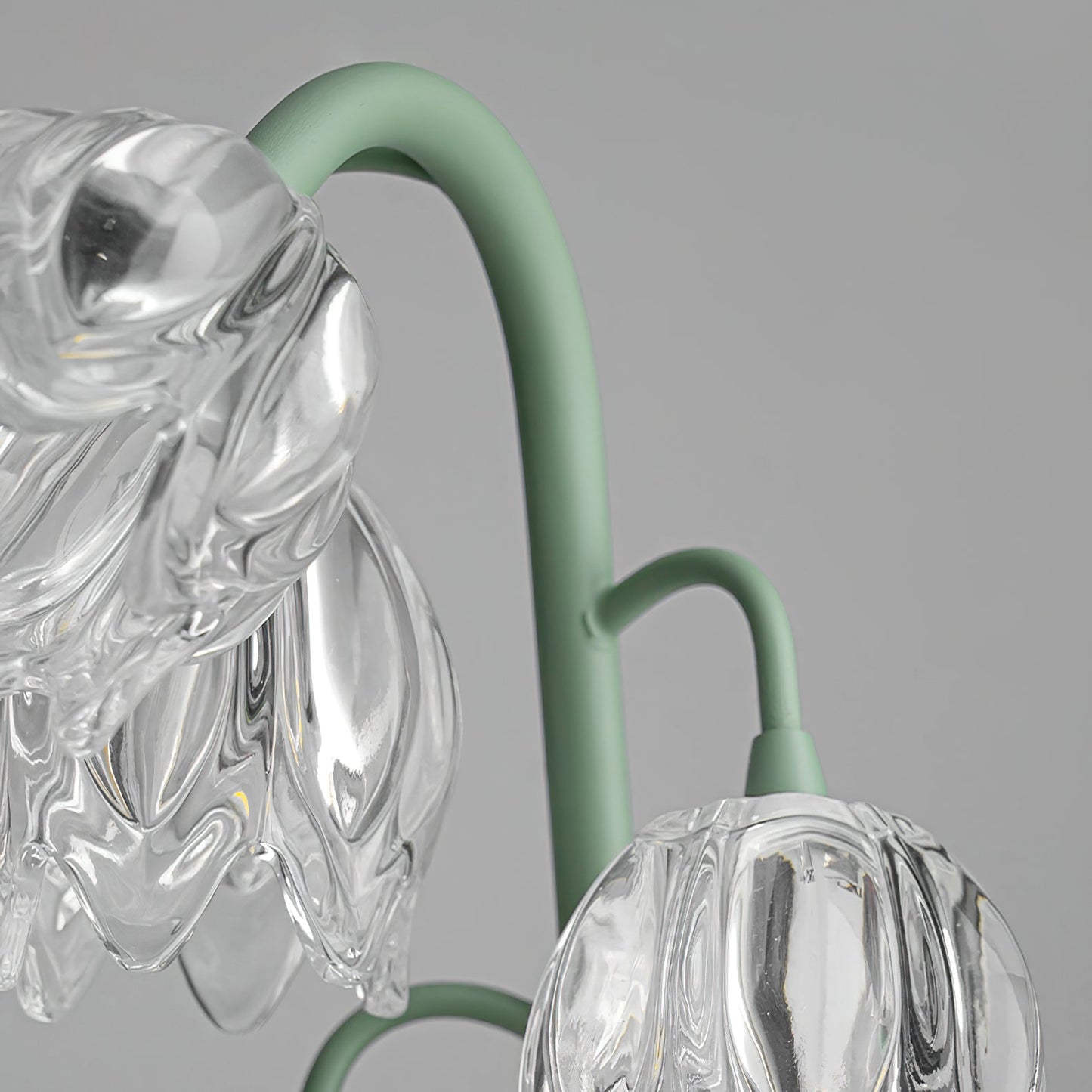 Floral Glass Table Lamp | Nature-Inspired Decorative Light for Bedroom or Living Room