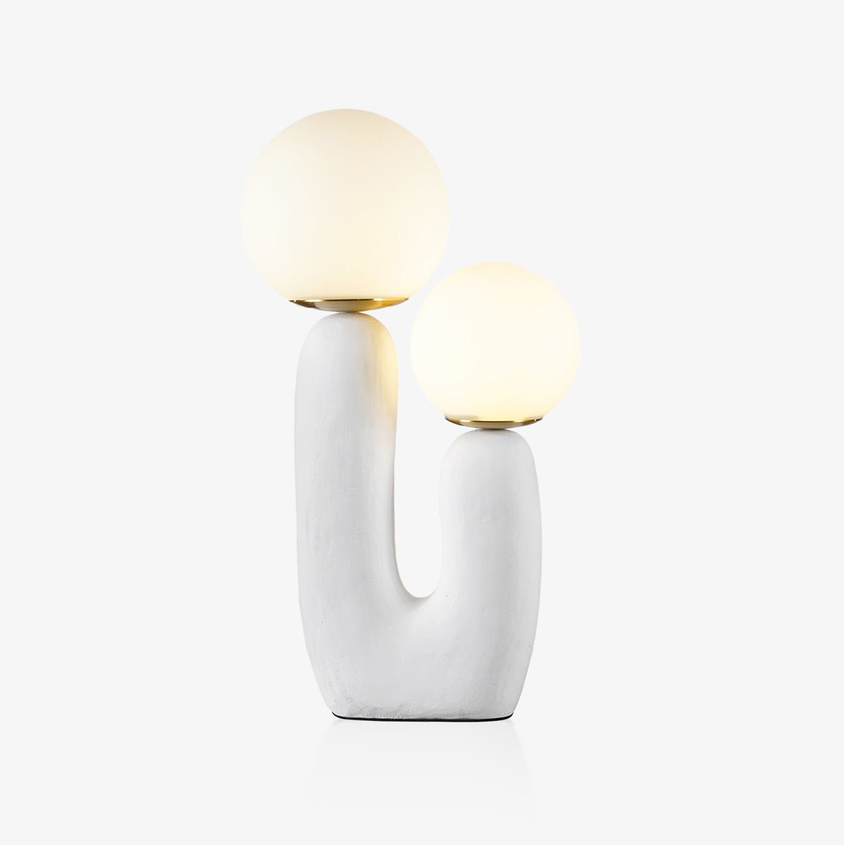 Modern Table Lamp | Bedside Desk Lamp with Glass Shade