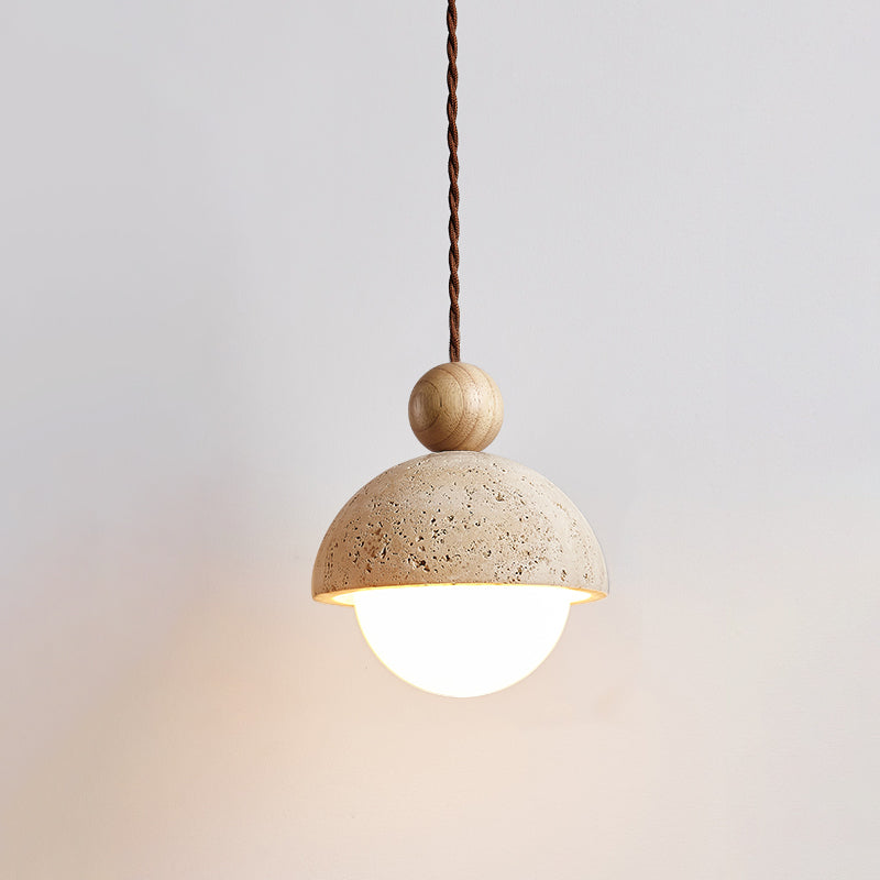 Modern Pendant Ceiling Light with Globe Shade | Stylish Bedroom Hanging Lamp