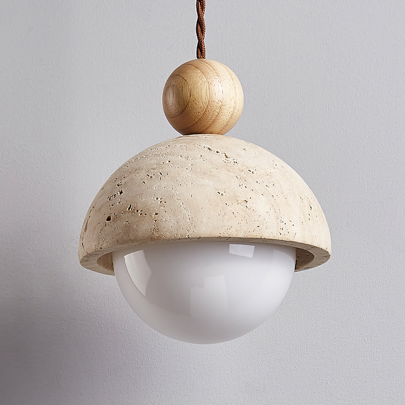 Modern Pendant Ceiling Light with Globe Shade | Stylish Bedroom Hanging Lamp