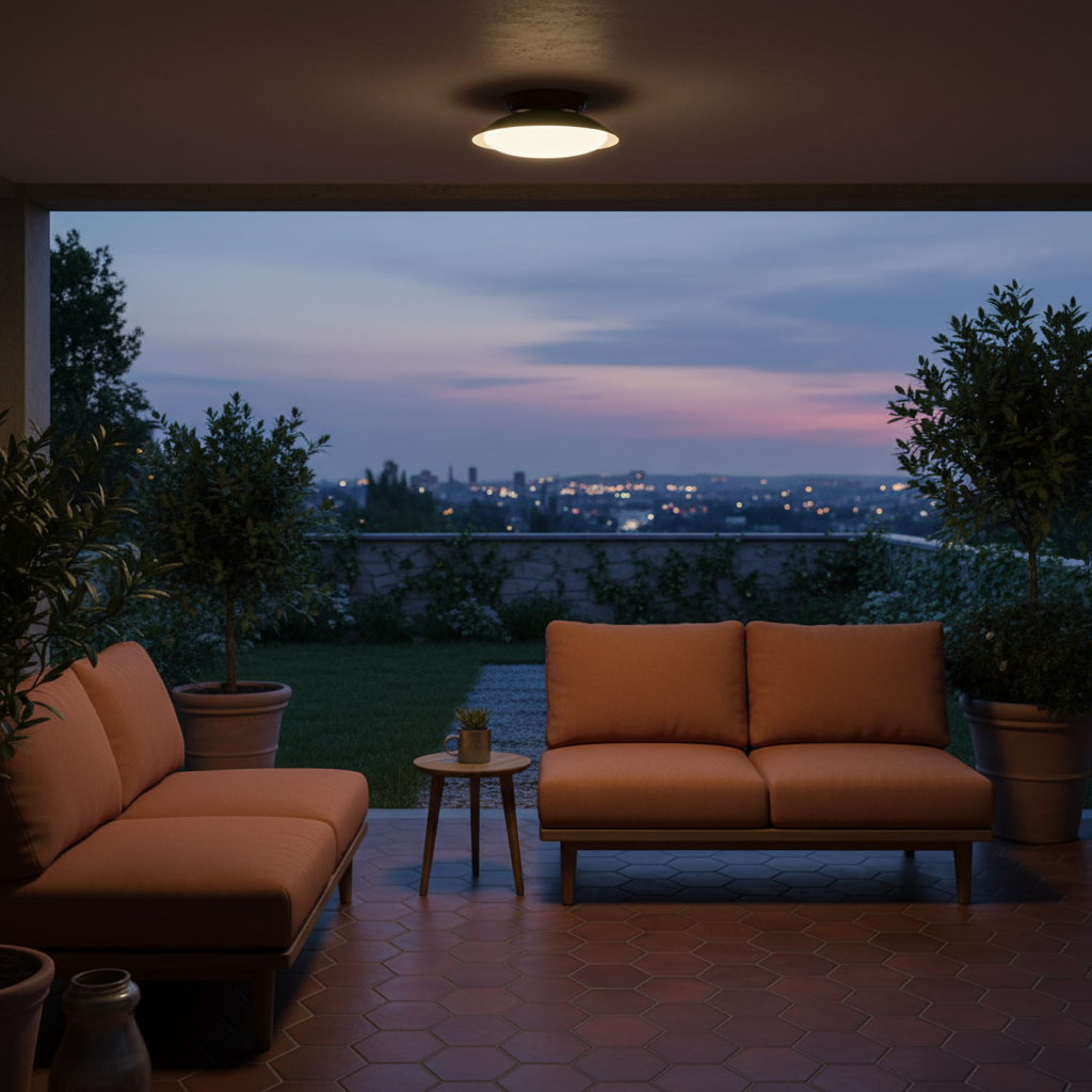 Modern Dome Ceiling Light | Minimalist LED Ceiling Lamp for Living Room
