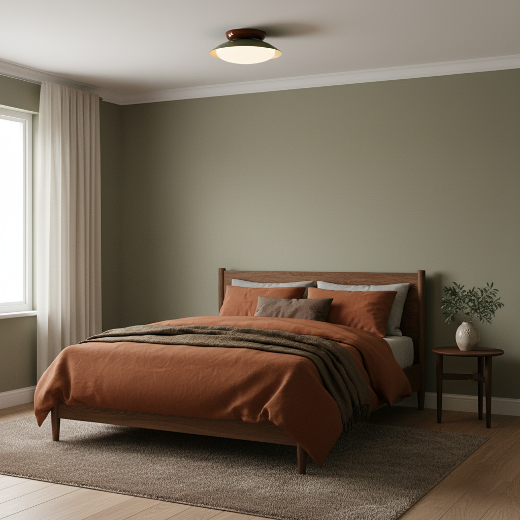 Modern Dome Ceiling Light | Minimalist LED Ceiling Lamp for Living Room