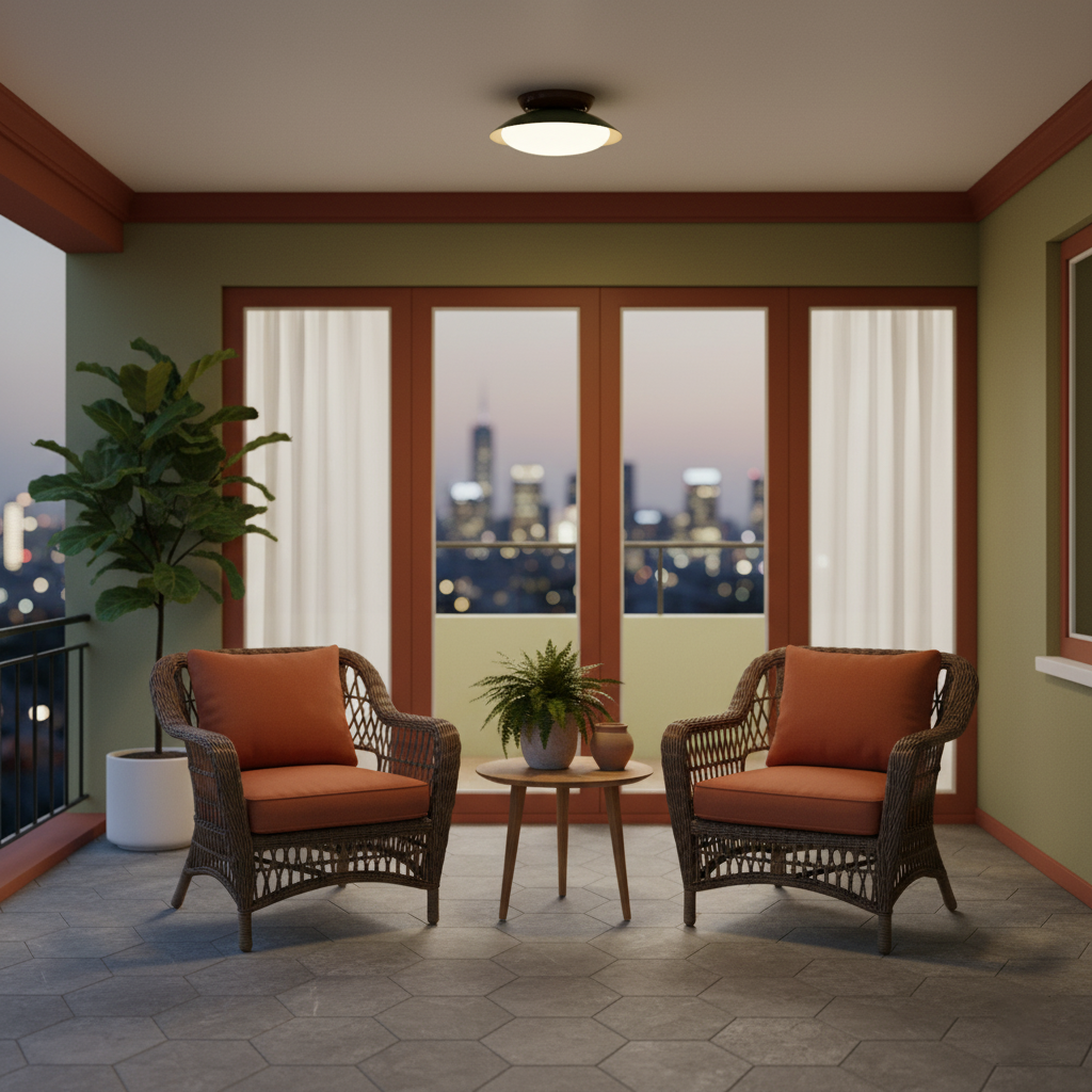 Modern Dome Ceiling Light | Minimalist LED Ceiling Lamp for Living Room