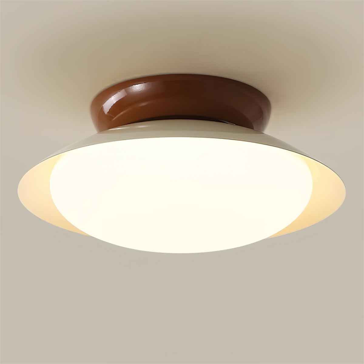 Modern Dome Ceiling Light | Minimalist LED Ceiling Lamp for Living Room