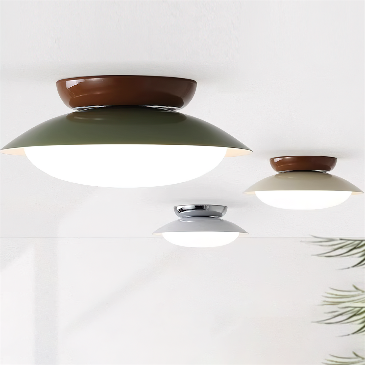 Modern Dome Ceiling Light | Minimalist LED Ceiling Lamp for Living Room