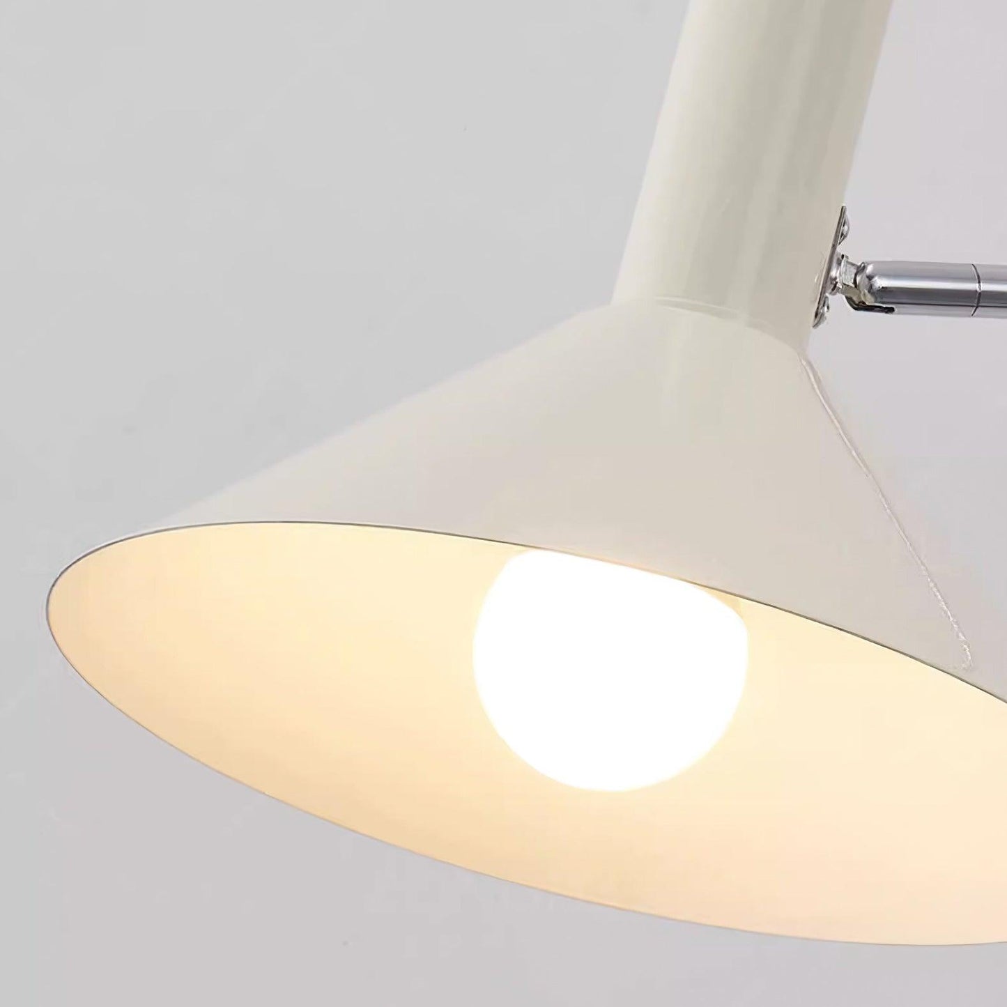 Adjustable Metal Wall Lamp | Modern Swing Arm Sconce for Bedroom or Living Room