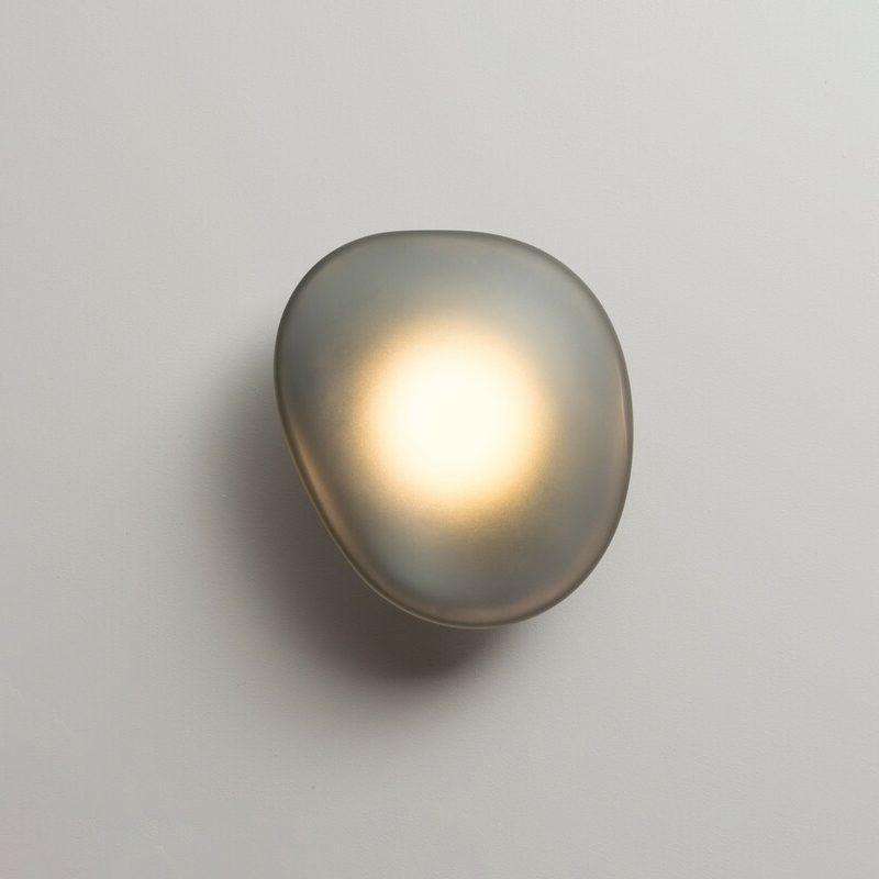 Pebble Glass Wall Lamp | Modern Bedroom and Living Room Sconce