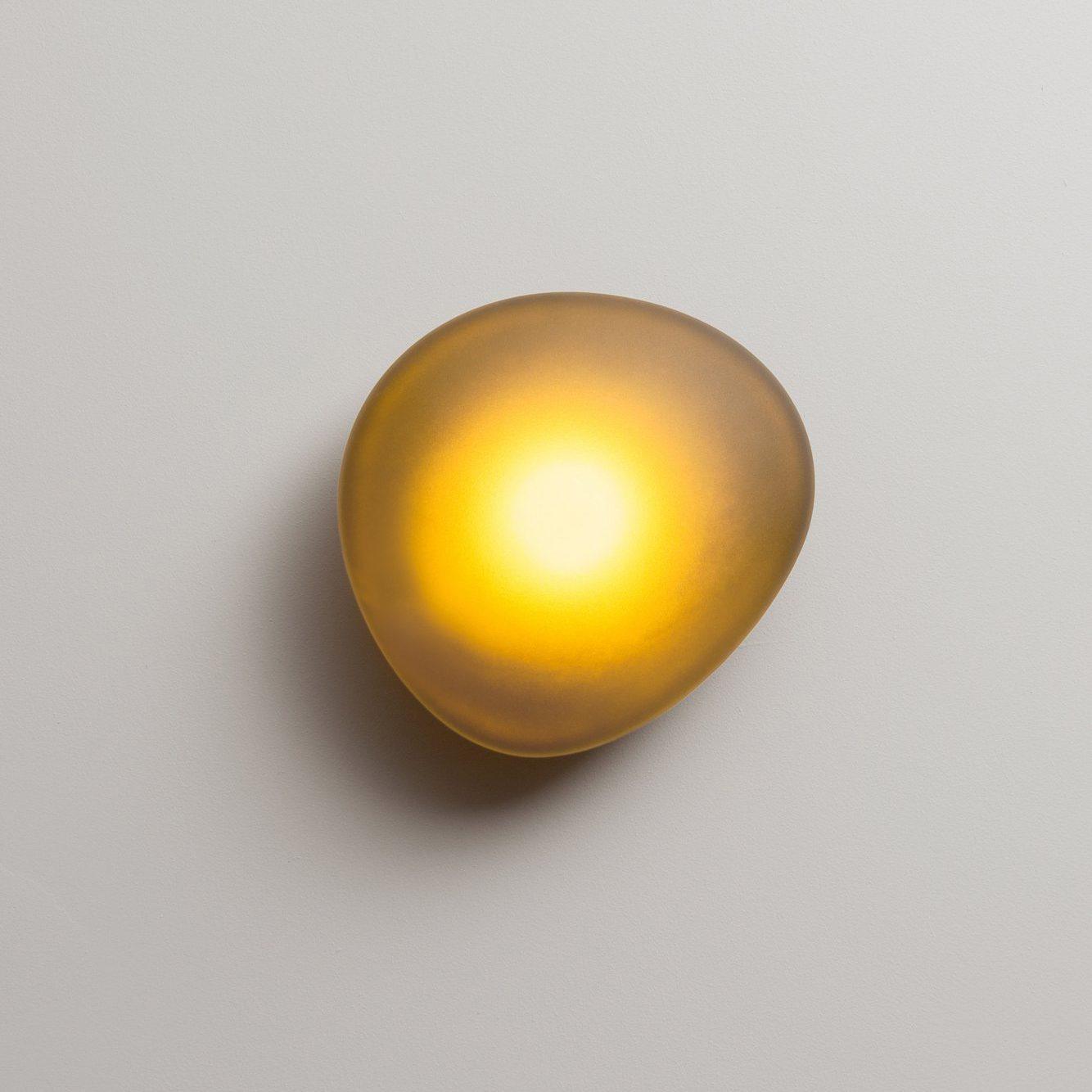 Pebble Glass Wall Lamp | Modern Bedroom and Living Room Sconce