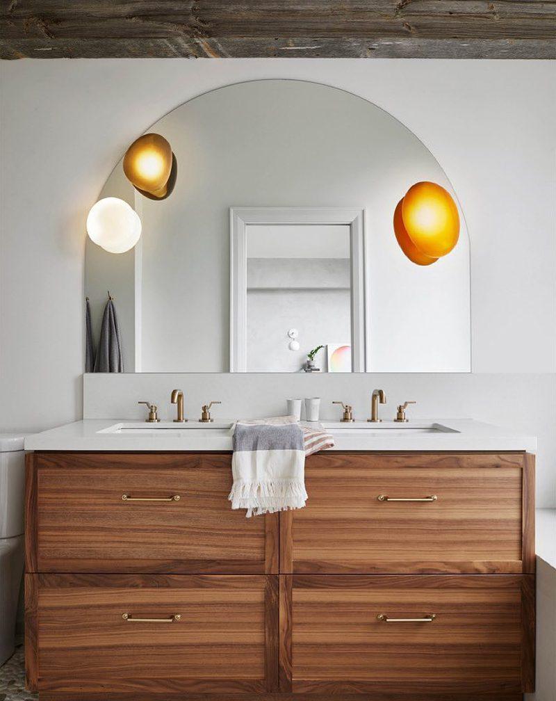 Pebble Glass Wall Lamp | Modern Bedroom and Living Room Sconce