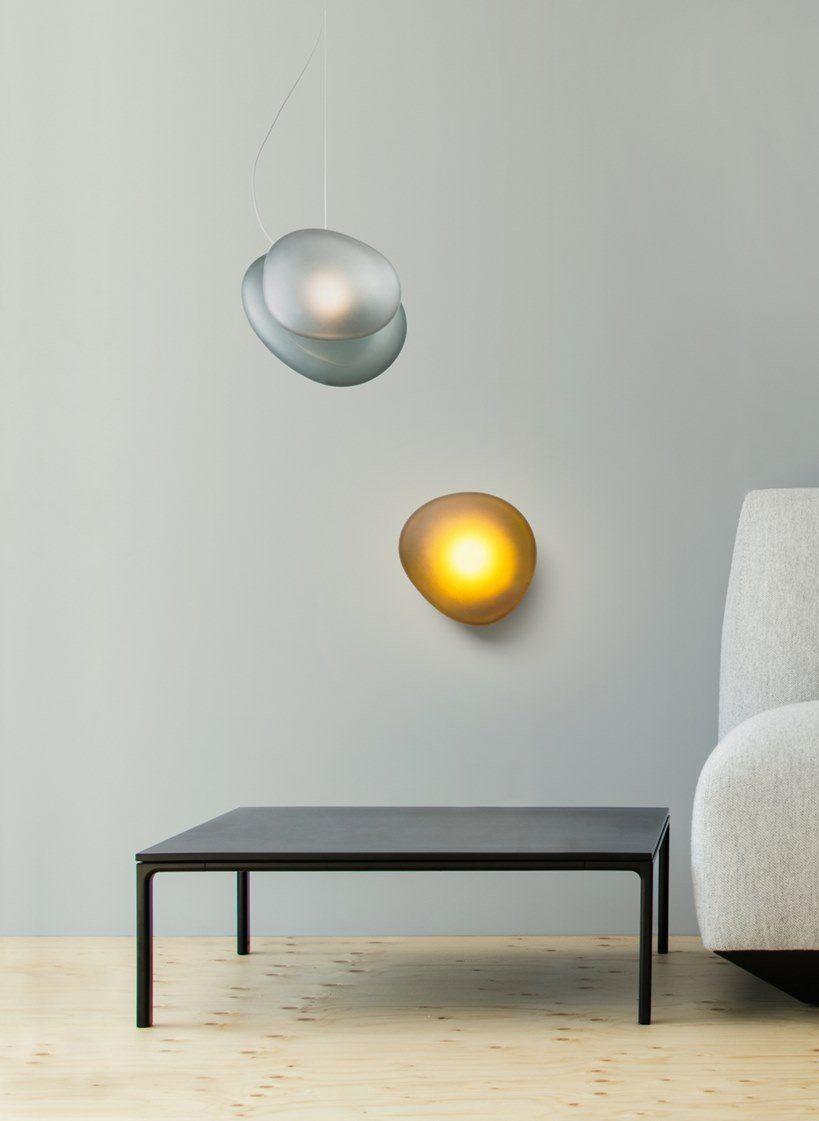 Pebble Glass Wall Lamp | Modern Bedroom and Living Room Sconce