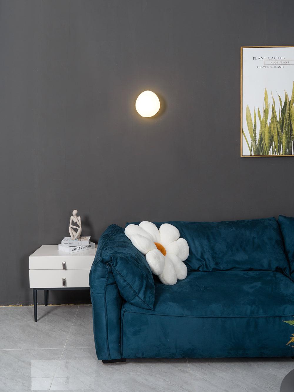 Pebble Glass Wall Lamp | Modern Bedroom and Living Room Sconce