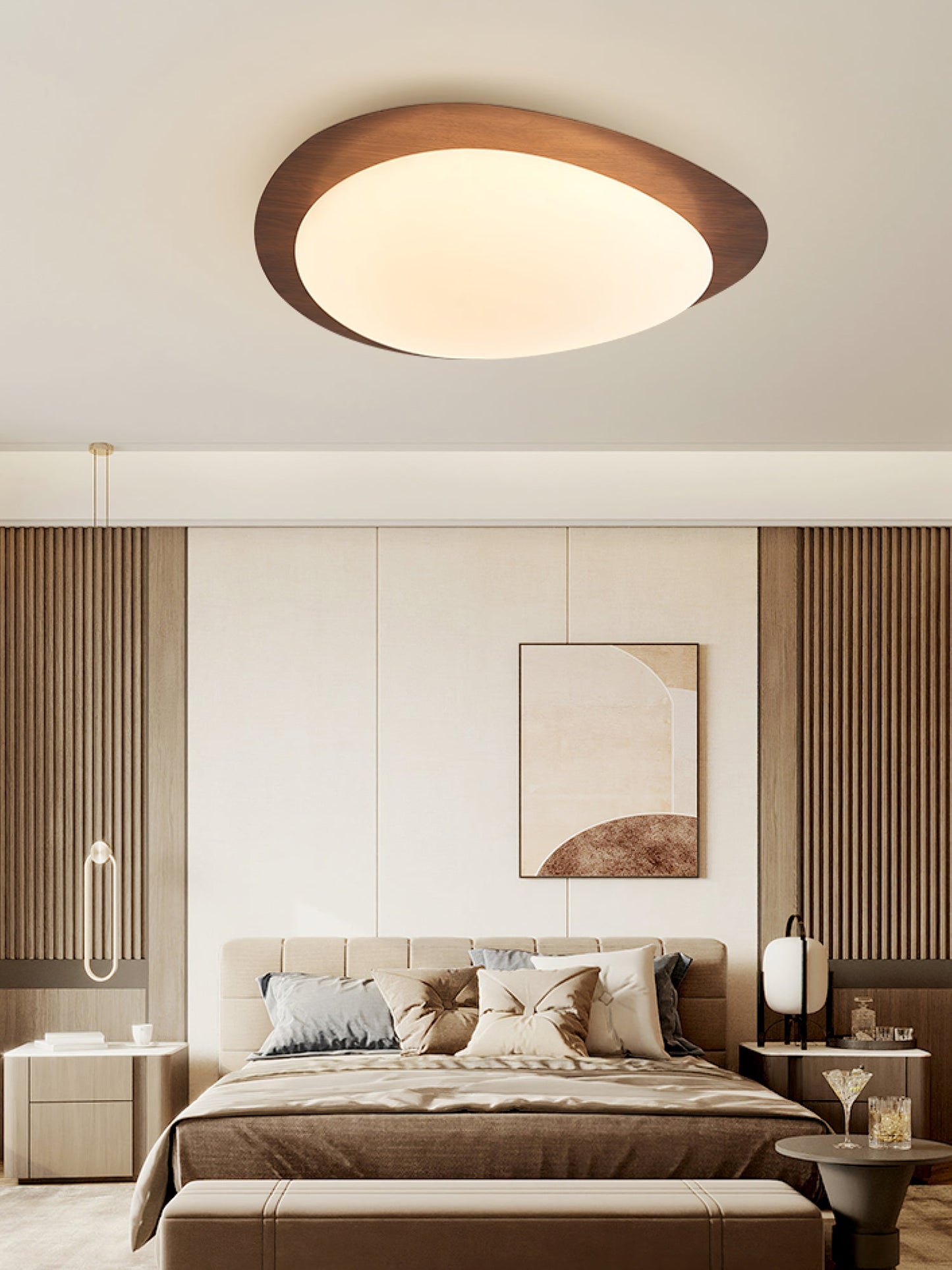 Modern Ceiling Lamp | LED Flush Mount Light for Bedroom and Living Room
