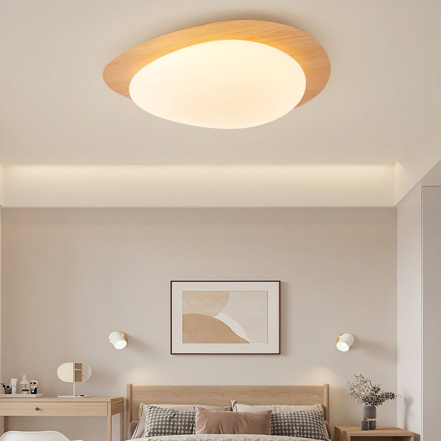 Modern Ceiling Lamp | LED Flush Mount Light for Bedroom and Living Room
