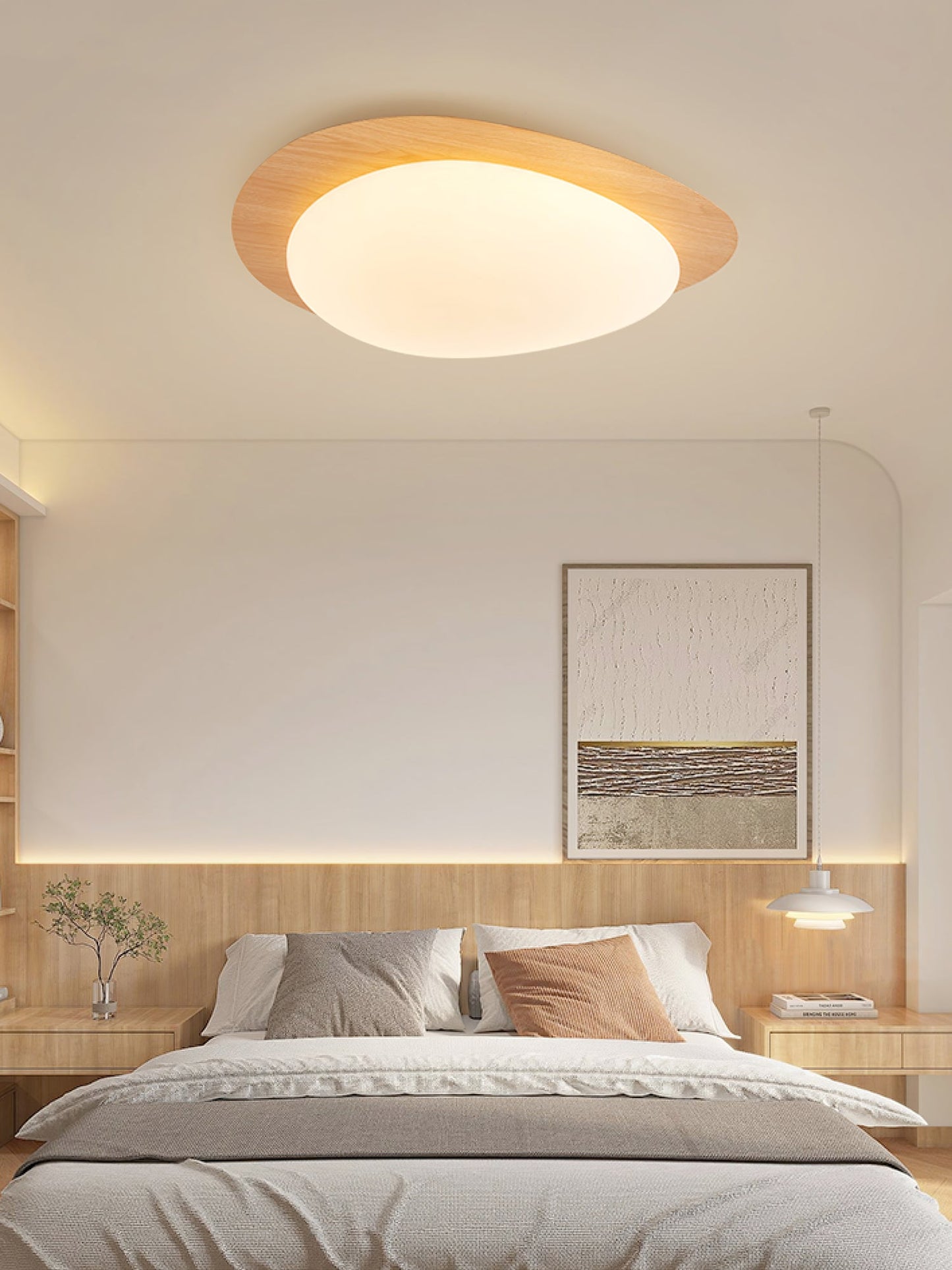 Modern Ceiling Lamp | LED Flush Mount Light for Bedroom and Living Room