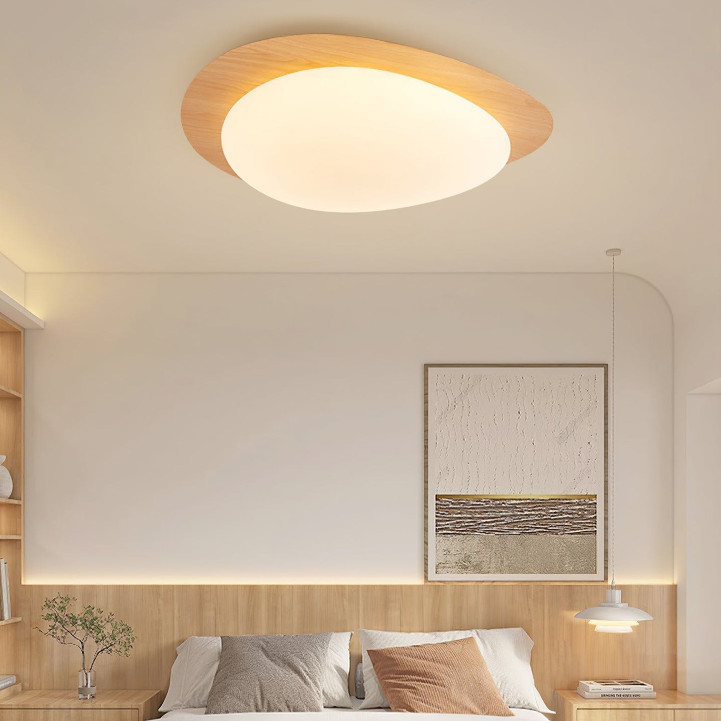 Modern Ceiling Lamp | LED Flush Mount Light for Bedroom and Living Room