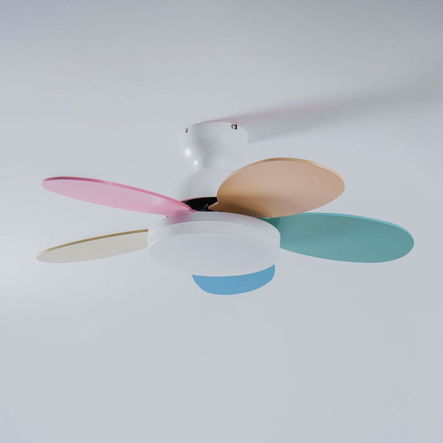 Modern Ceiling Fan Lamp with LED Light | Quiet Bedroom Ceiling Fan with Remote