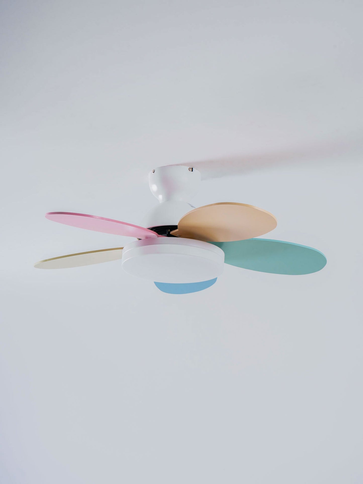 Modern Ceiling Fan Lamp with LED Light | Quiet Bedroom Ceiling Fan with Remote