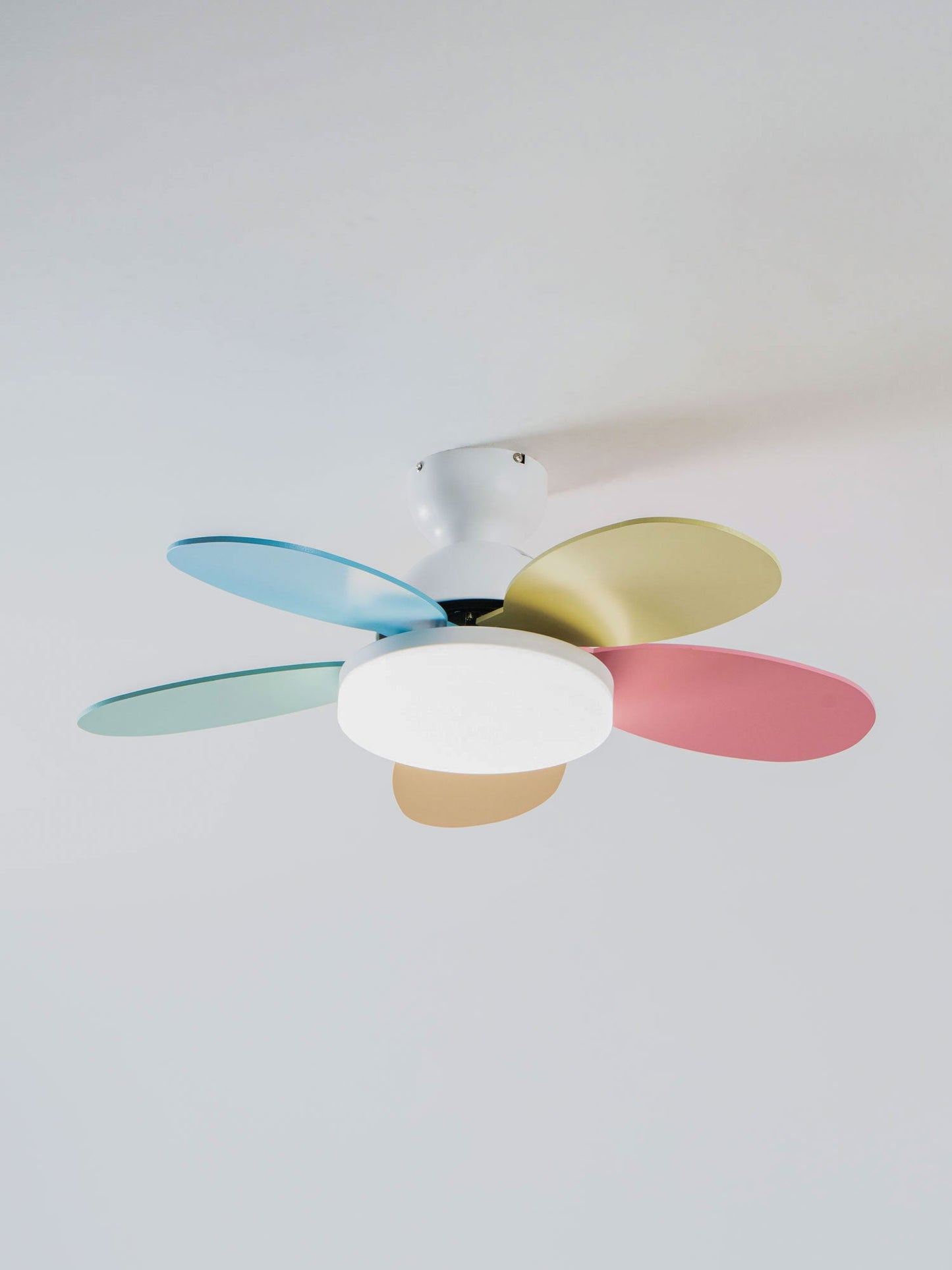 Modern Ceiling Fan Lamp with LED Light | Quiet Bedroom Ceiling Fan with Remote